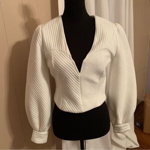 Elegant White Women's Top